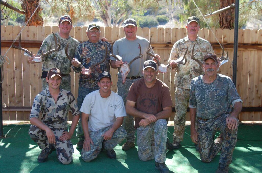 Wildlife West guides and hunters on Catalina island in 2013.